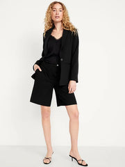 Classic Double-Weave Blazer