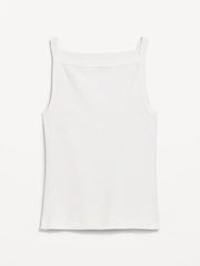 Snug Apron-Neck Tank Top