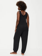 Harem-Leg Pajama Jumpsuit