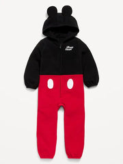 Disney© Hooded Mickey Mouse Microfleece One-Piece for Toddler Boys