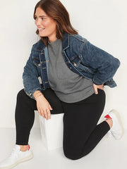 High-Waisted Jersey Fashion Layering Leggings