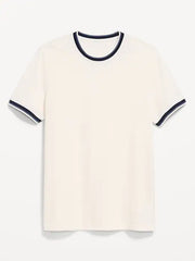 Crew-Neck Pique T-Shirt