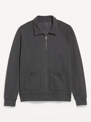 Workwear Collared Fleece Chore Pullover