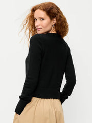 SoSoft Cropped Crew-Neck Cardigan