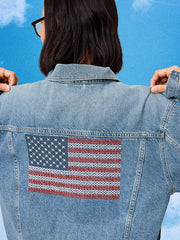 Old Navy x Disney Mickey Mouse Denim Trucker Jacket for Adults