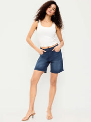 High-Waisted Wow Jean Shorts -- 7-inch inseam