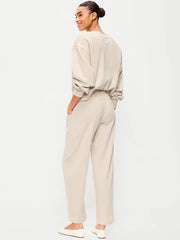 Mid-Rise SoComfy Seamed Barrel Sweatpants