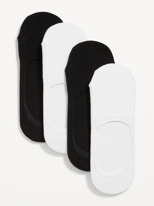 4-Pack No Show Socks