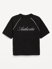Oversized Short-Sleeve Graphic T-Shirt for Girls