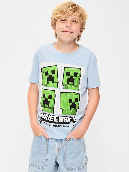 Minecraft™ Gender-Neutral Graphic T-Shirt for Kids