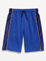 Below Knee Baggy Mesh Basketball Shorts for Boys