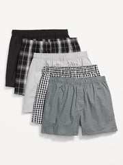 5-Pack Poplin Boxer Shorts