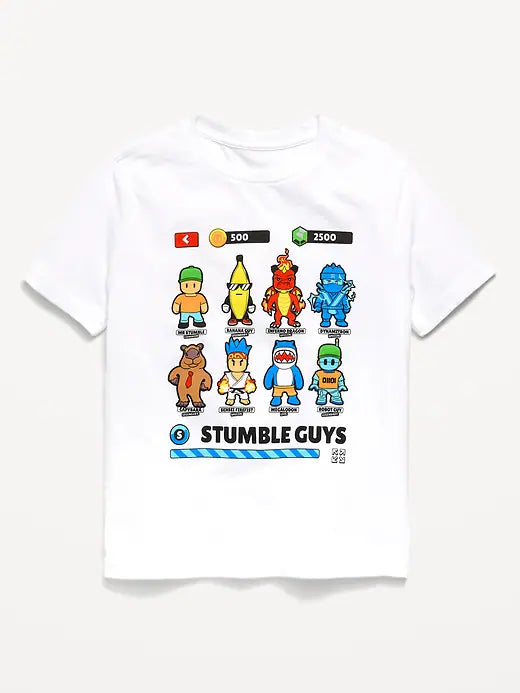 Stumble Guys™ Gender-Neutral Graphic T-Shirt for Kids