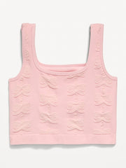 Seamless Longline Bow Bra for Girls