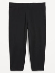 High-Waisted Fashion Layering Capri Legging