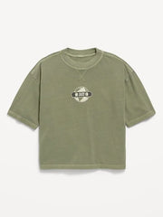 Oversized Short-Sleeve Graphic T-Shirt for Boys