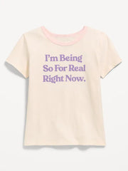 Short-Sleeve Graphic T-Shirt for Girls