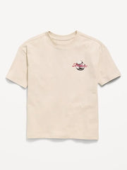 Oversized Short-Sleeve Graphic T-Shirt for Boys