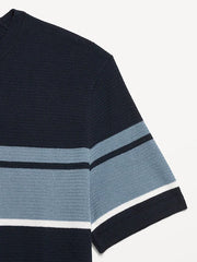 Relaxed Color-Block Sweater T-Shirt