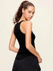 CloudLite High-Neck Racerback Tank Top