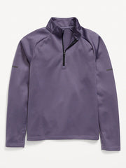 Go-Dry Quarter-Zip Soccer Pullover for Boys