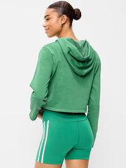 SoComfy Cropped Zip Hoodie Sweatshirt