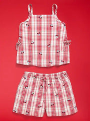 Old Navy x Disney Minnie Mouse Sleeveless Plaid Top & Shorts Set for Toddler Girls
