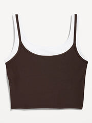 PowerSoft Layered Longline Bra
