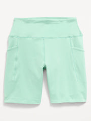 High-Waisted StudioSmooth Biker Shorts for Girls