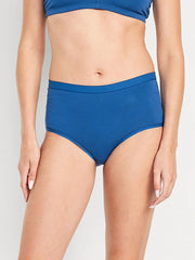 High-Waisted Logo Graphic Bikini Underwear