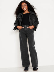 Baggy Straight-Leg Jeans for Girls