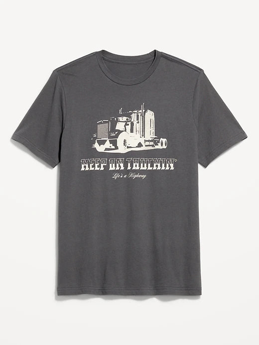 Crew-Neck Graphic T-Shirt