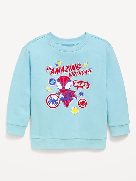 Marvel™ Spider-Man Oversized Graphic Sweatshirt for Toddler Boys