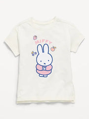Miffy™ Oversized Graphic Tunic T-Shirt for Toddler Girls