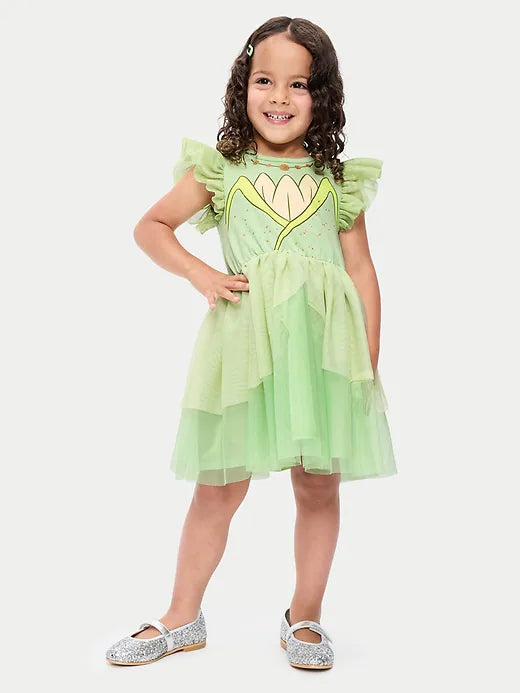 Disney© Short-Sleeve Princess Tutu Dress for Toddler Girls