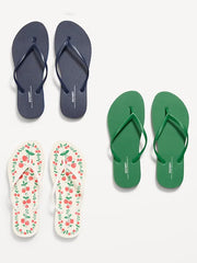 Flip-Flop Sandals 3-Pack (Partially Plant-Based)