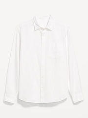 Classic Fit Linen-Blend Shirt