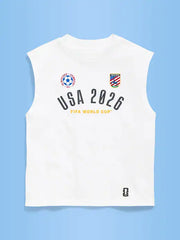 FIFA World Cup 26™ USA Boxy Muscle Graphic Tank Top for Boys