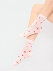 Floral Crew Socks 2-Pack for Women