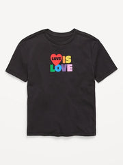 Short-Sleeve Pride Graphic T-Shirt for Boys