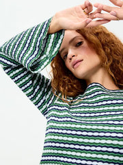 Pointelle Rib-Knit Cover-Up
