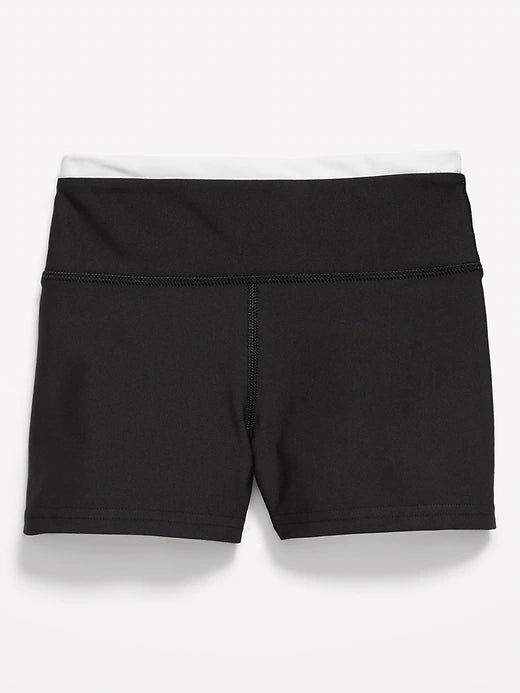 High-Waisted PowerSoft Shorts for Girls