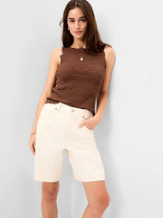Sleeveless Smocked Tank Top