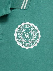 Short-Sleeve Pique Graphic Polo Shirt for Boys