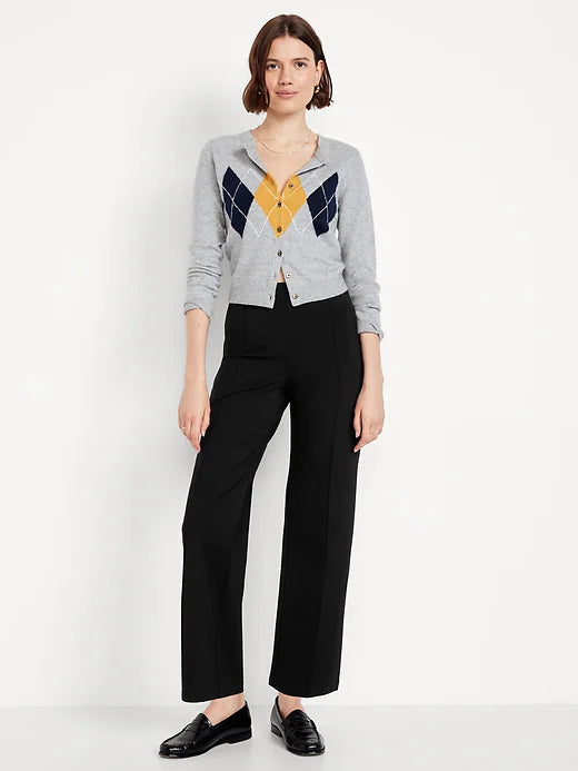 Extra High-Waisted Stevie Straight Pants