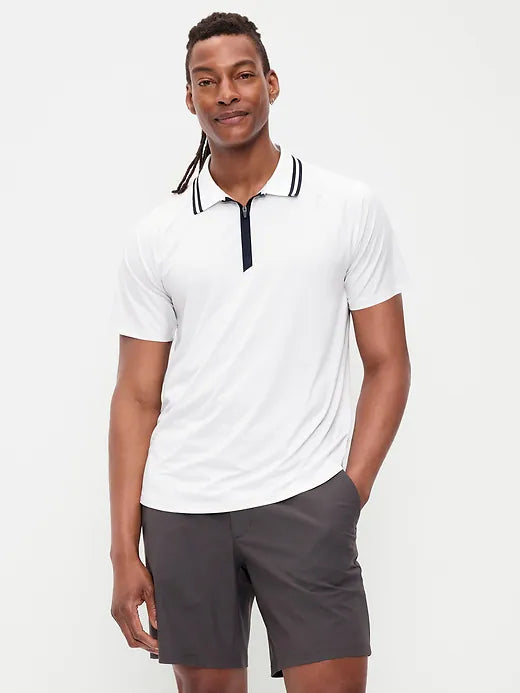 Modern Tech Zip Polo