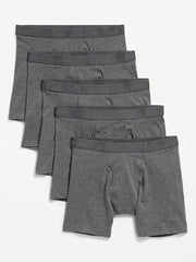 Soft-Washed Boxer-Brief 5-Pack -- 6.25-inch inseam