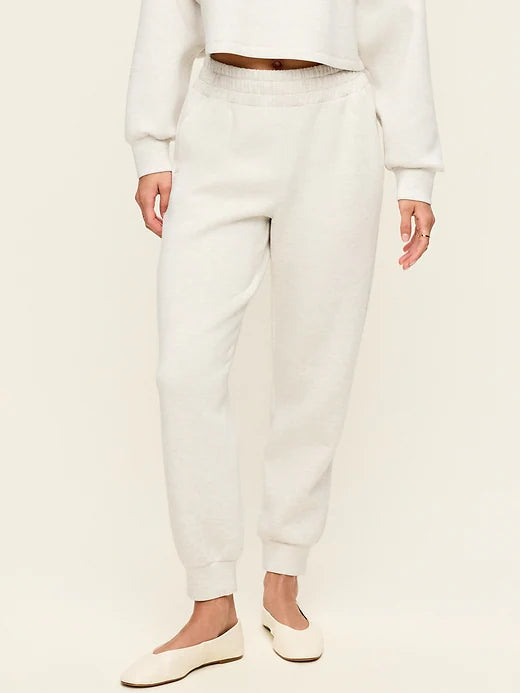 High-Waisted Bounce Fleece Jogger Sweatpants