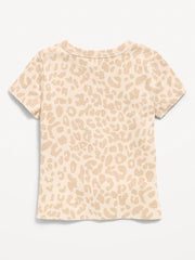 Fitted Short-Sleeve T-Shirt for Girls