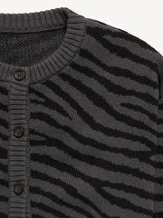 Cozy Button-Front Cardigan Sweater for Girls
